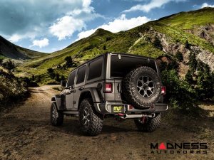 Jeep Wrangler JL 2.0L Performance Exhaust by Magnaflow - Dual Split Rear Exit - Stainless Steel Tip - Cat-Back